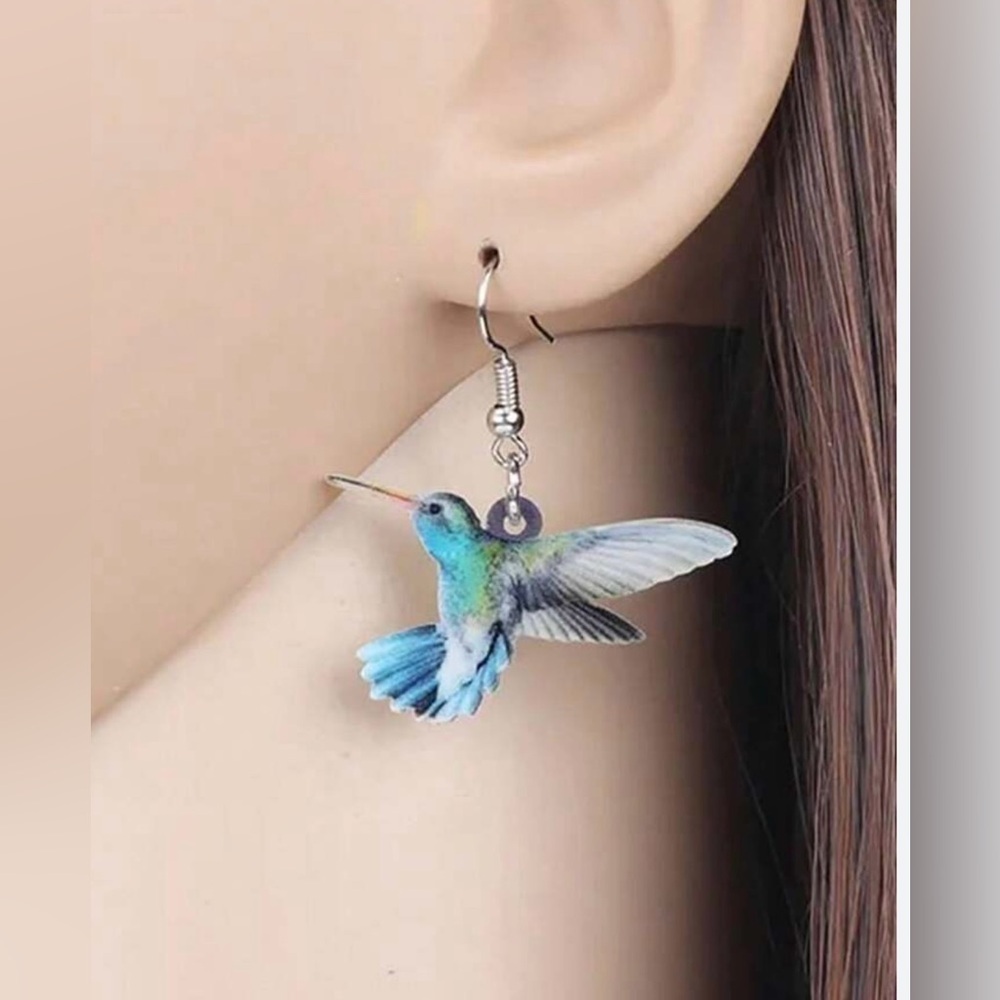 Hummingbird Earrings Lightweight